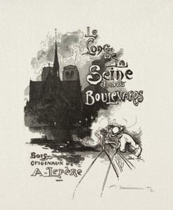 Frontispiece:  Le long de la Seine et des Boulevards
