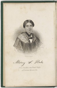 Frontispiece to "Mary S. Peake, the Colored Teacher at Fortress Monroe"