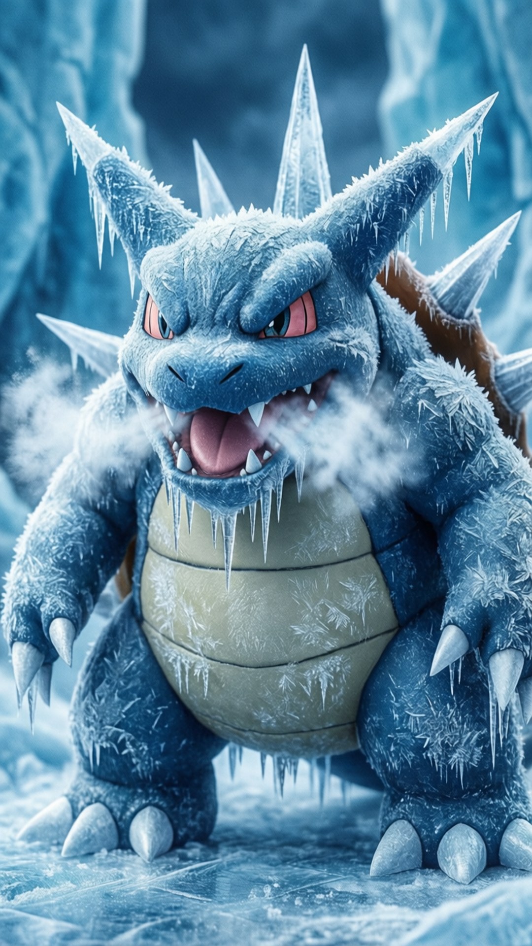 Frost Garchomp by Wallpapers.art Studio