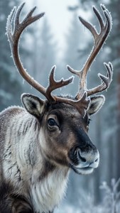 Frosted Antlers Caribou