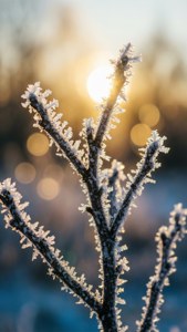 Frosted Branches Sunrise