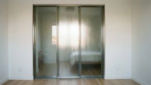 Frosted Glass Door