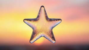Frosted Glass Star