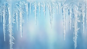Frosted Icicle Border