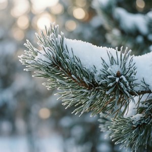 Frosted Pine Branch