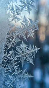 Frosted Window Crystals