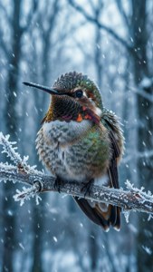 Frosty Branch Perch