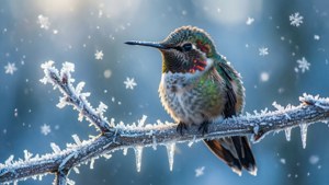 Frosty Branch Perch