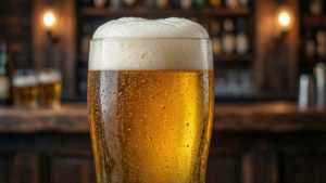 Frosty Draft Beer Glass