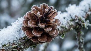 Frosty Pine Cone