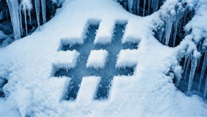 Frosty Snow Hashtag