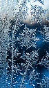 Frosty Window Detail