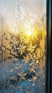 Frosty Window Sun