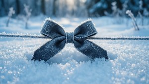 Frozen Bow in Snow