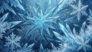 Frozen Crystal Background