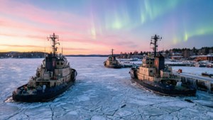 Frozen Harbor Sunrise
