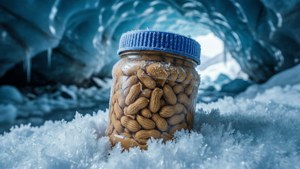 Frozen Ice Cave Jar