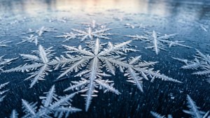 Frozen Ice Crystals