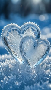 Frozen Ice Hearts