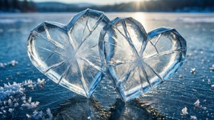 Frozen Ice Hearts