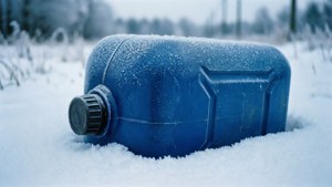 Frozen Jerrycan