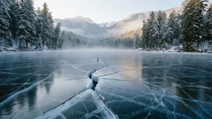 Frozen Lake Morning