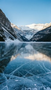 Frozen Lake Mountains