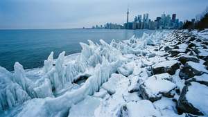 Frozen Lake Ontario