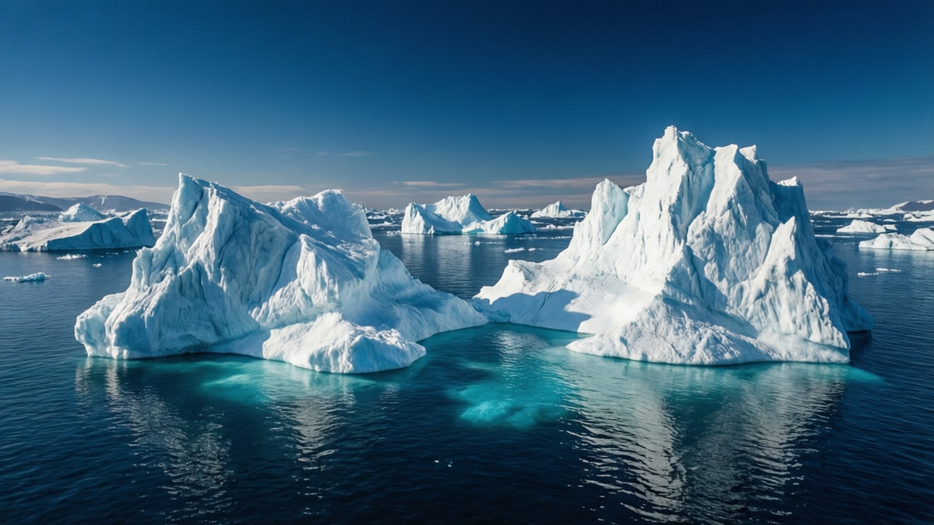 Frozen Majesty at Dawn by Wallpapers.art Studio