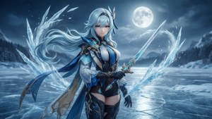 Frozen Moonlit Duel