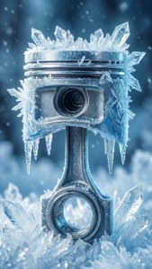 Frozen Piston Crystal