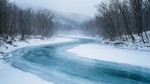 Frozen River Valley