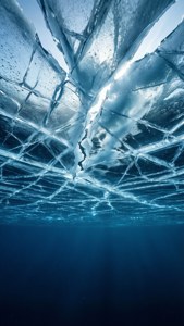 Frozen Surface Cracks