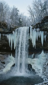 Frozen Waterfall