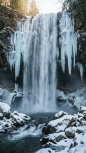 Frozen Waterfall