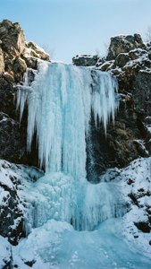 Frozen Waterfall Ice