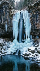 Frozen Waterfall Icicles