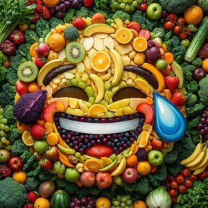 Fruit Art Wow Emoji