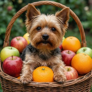 Fruit Basket Yorkie