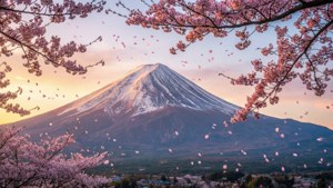 Fuji Dawn Blossoms