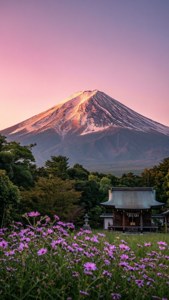 Fuji Sunrise Flowers