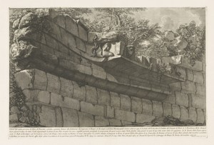Fundering van de Tempel van Aesculapius op het Tibereiland te Rome