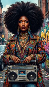 Funky Queen Boombox