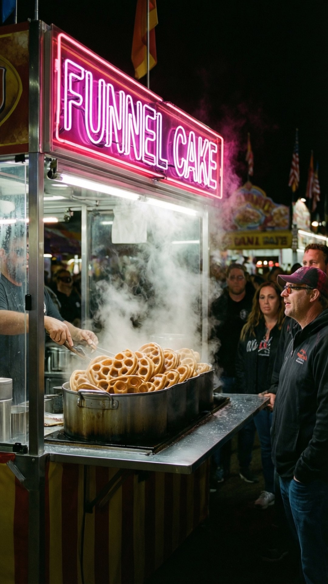 Funnel Cake Glow by Wallpapers.art Studio