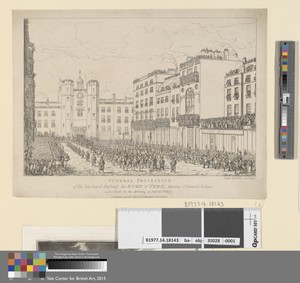 Furneral Procession of His Late R. H. The Duke of York, leaving St. James's Palace