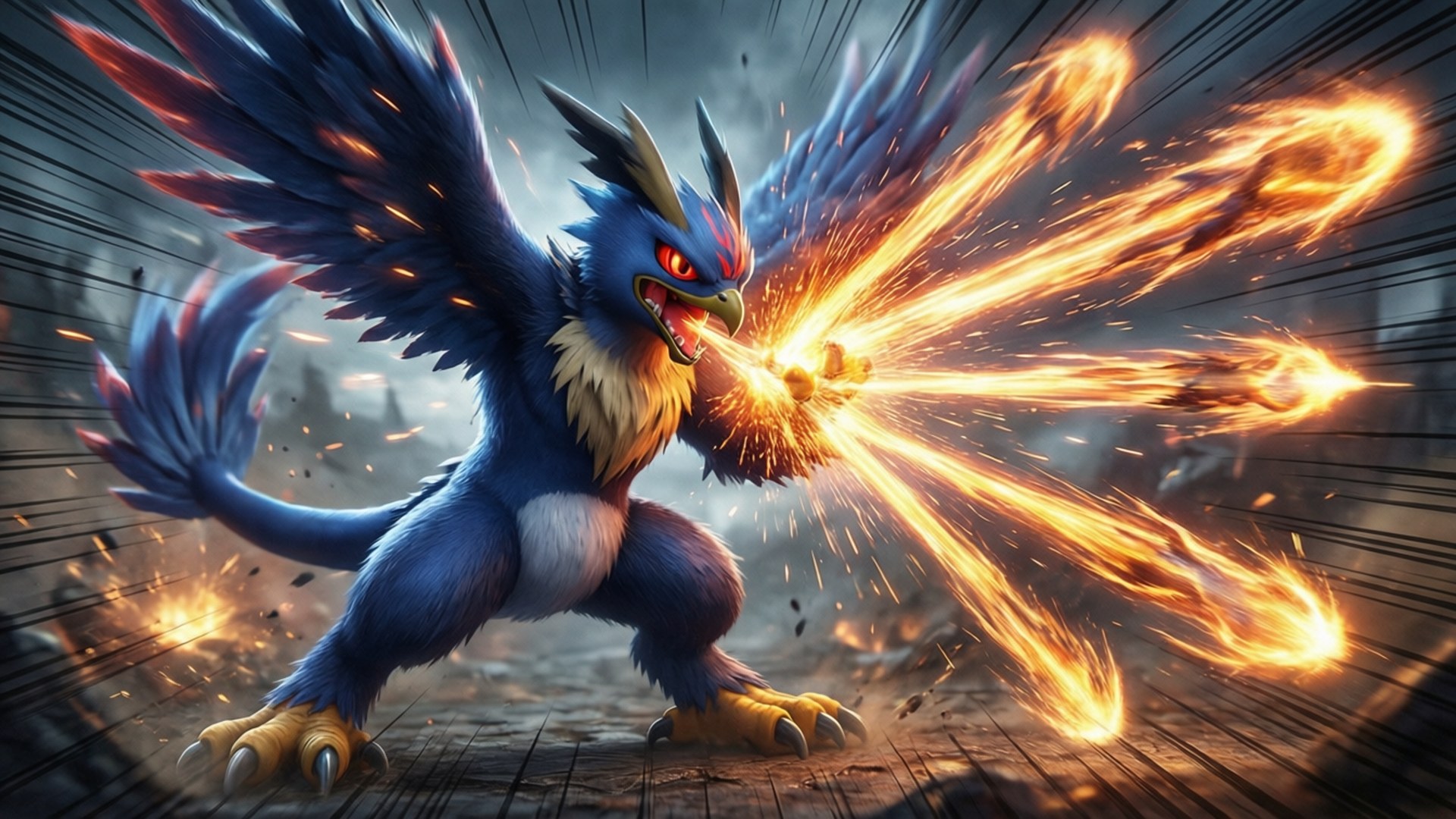Fury Attack Strikes by Wallpapers.art Studio
