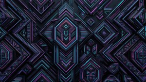 Futuristic 3D Tribal