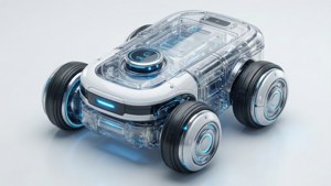 Futuristic Cleaning Robot