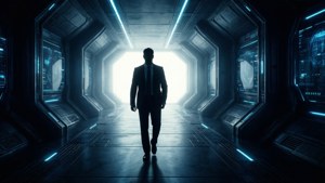 Futuristic Corridor Walk