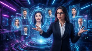 Futuristic HR Interface